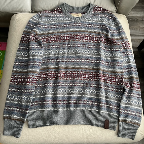 NWOT - ESPRIT Men’s Wool Blended V Neck Sweater - Size XL - Picture 2 of 6